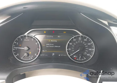 2016 Nissan Murano Platinum z USA, uszkodzony, nr VIN 5N1AZ2MH0GN166209